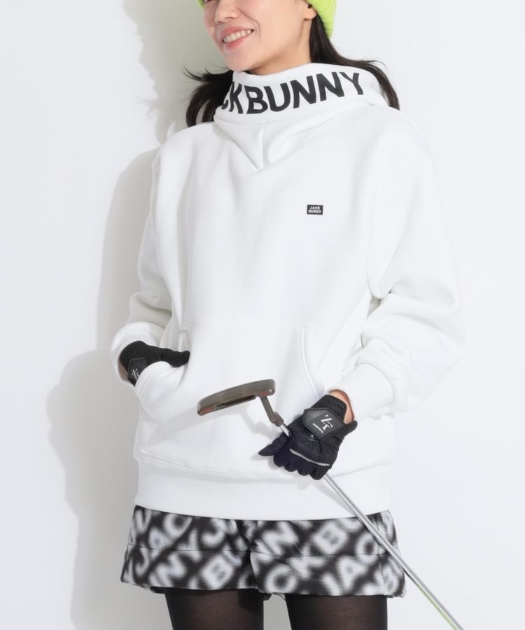 【軽量肉厚保温】裏起毛ハイネックパーカー