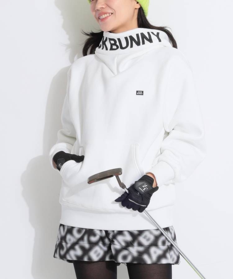 JB 【軽量肉厚保温】裏起毛ハイネックパーカー