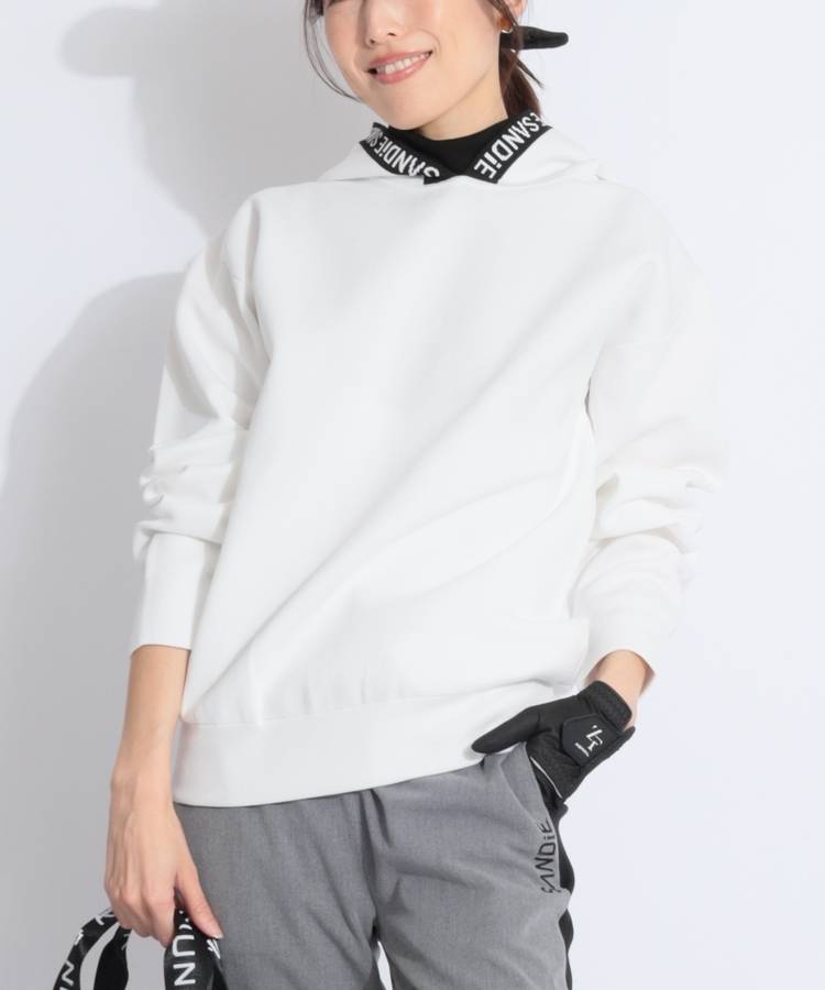 SD 【ユニセックス】フーディジャガードロゴニットパーカー