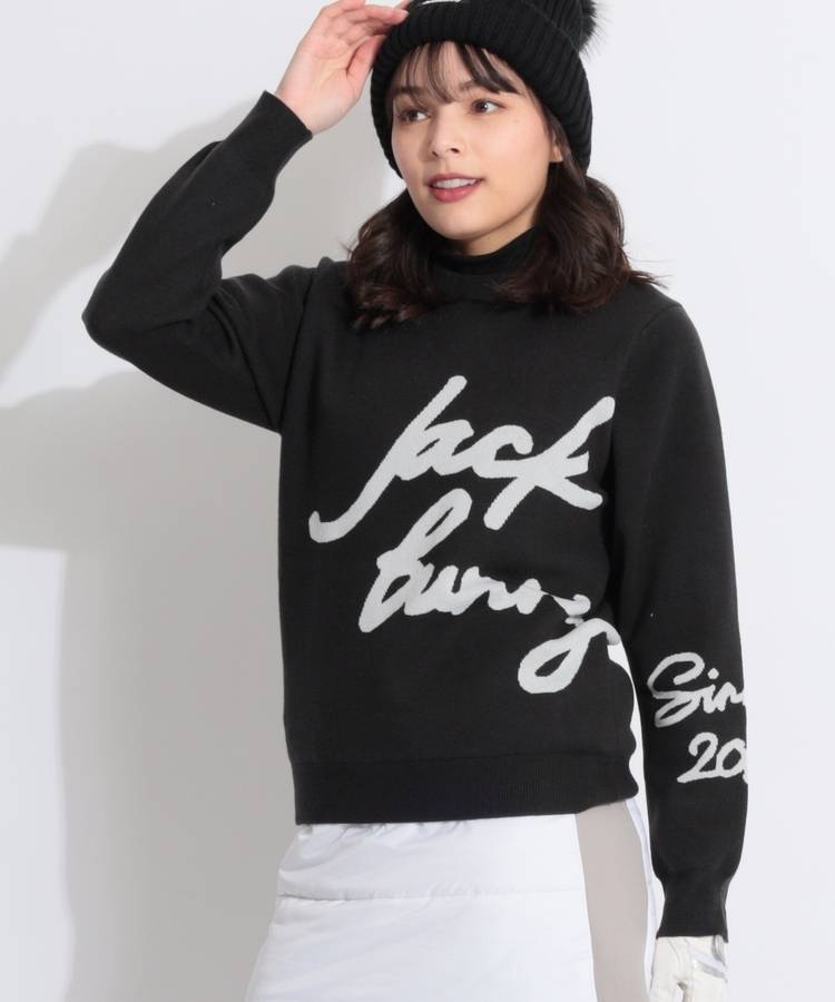 JB 【防風】裏地付きクルーネックニットプルオーバー