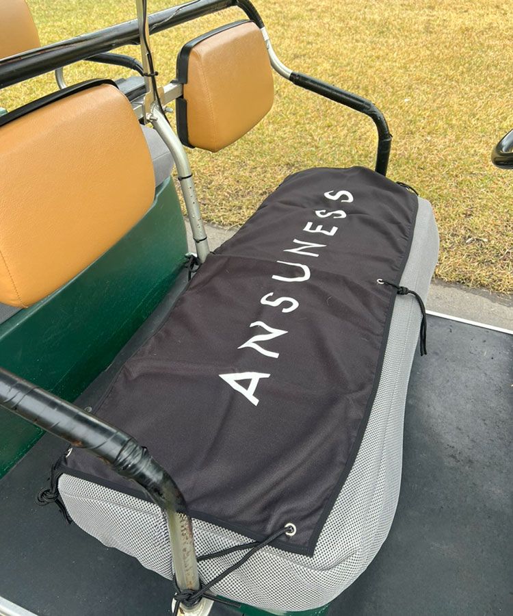 ロゴプリントカートシート