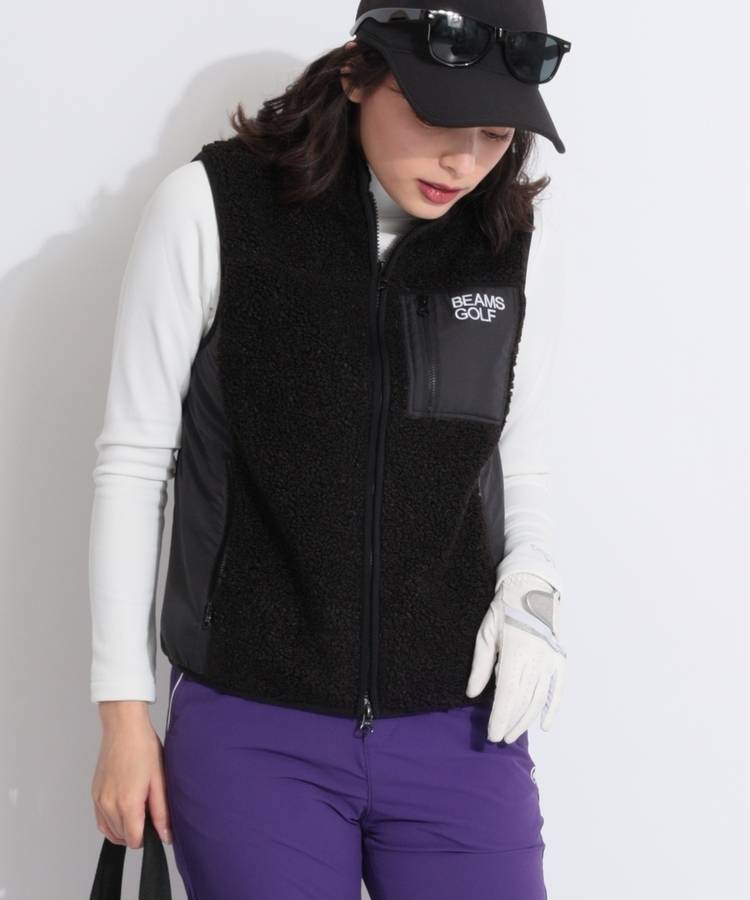 BE スタンドネックボアベスト