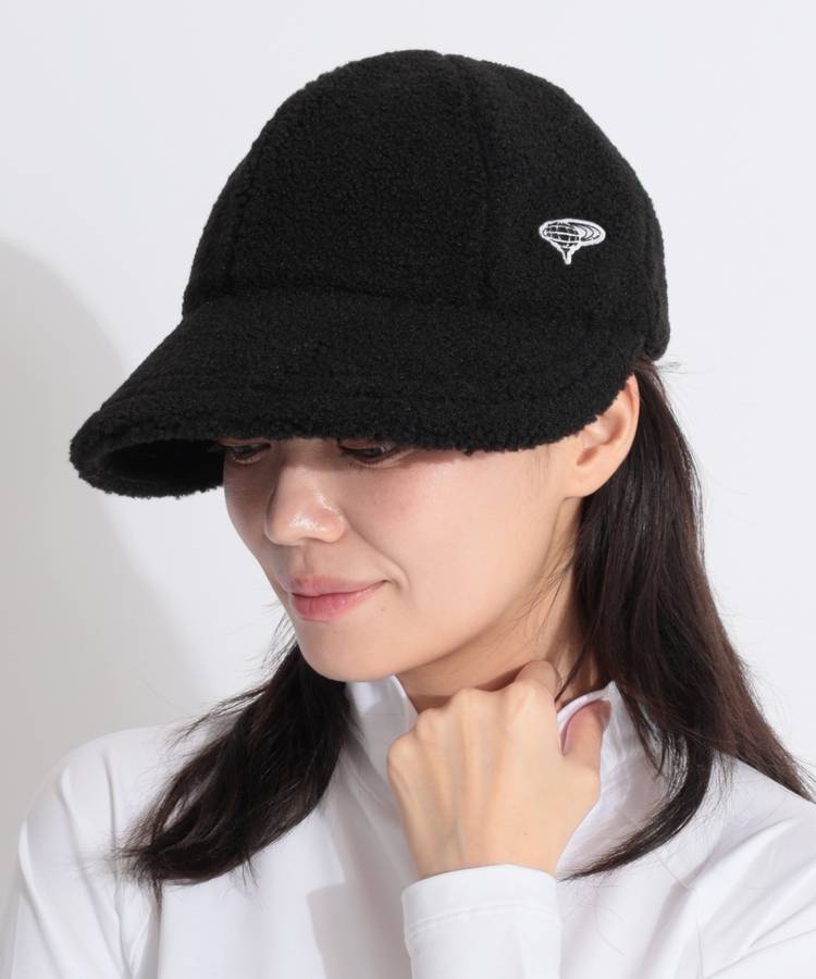 BE サイドロゴワイドブリムボアキャップ