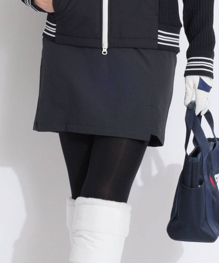 FD 【軽量ストレッチ】グリッドラインスリットスカート