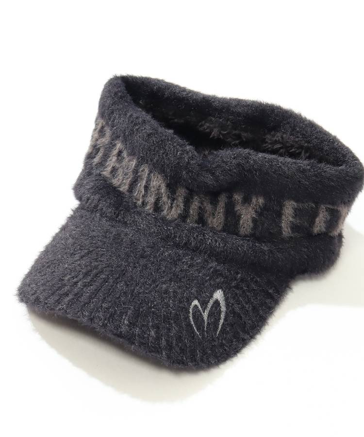 MB ラメロゴニットサンバイザー