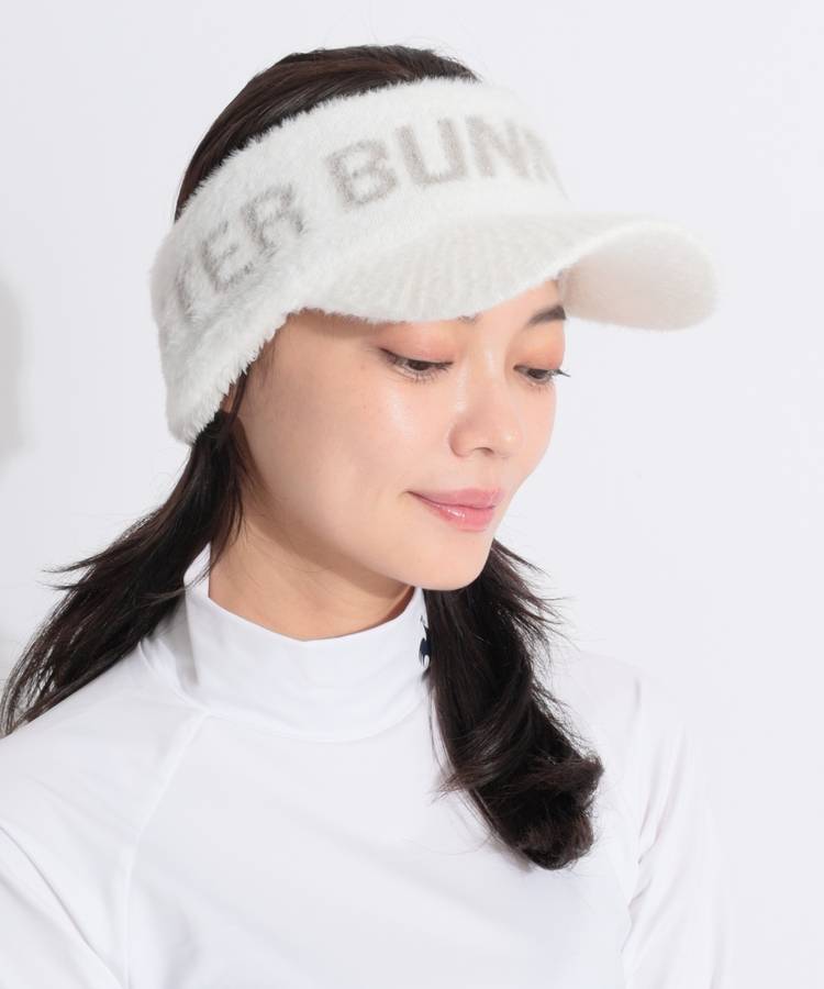 MB ラメロゴニットサンバイザー