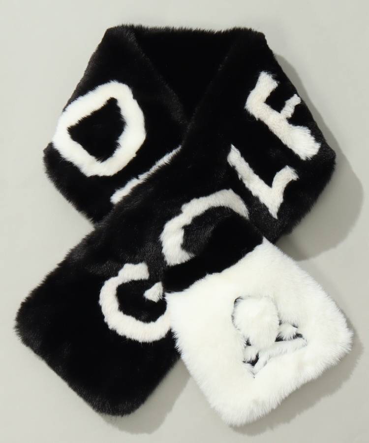 ML バイカラー切替ビッグロゴファーマフラー