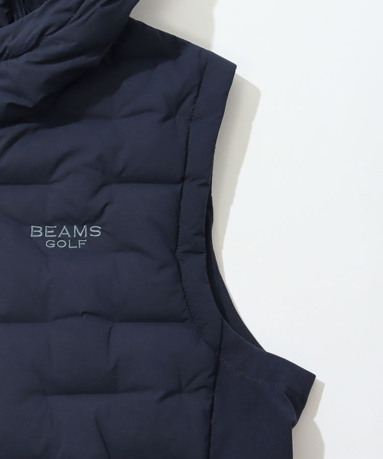 ビームスゴルフ BE 【ストレッチ】サイド切替フーディダウンワンピース