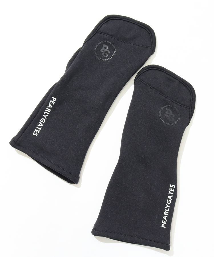 PG ロゴプリントミドル丈ハンドウォーマー