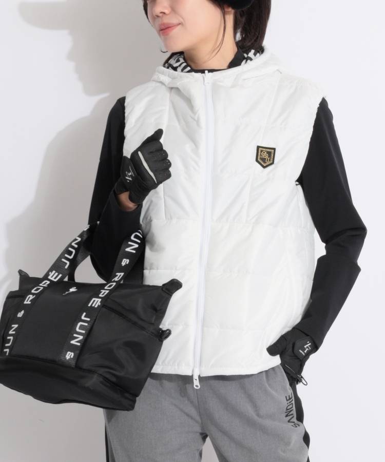 SD 【リバーシブル】フーディ中綿ベスト