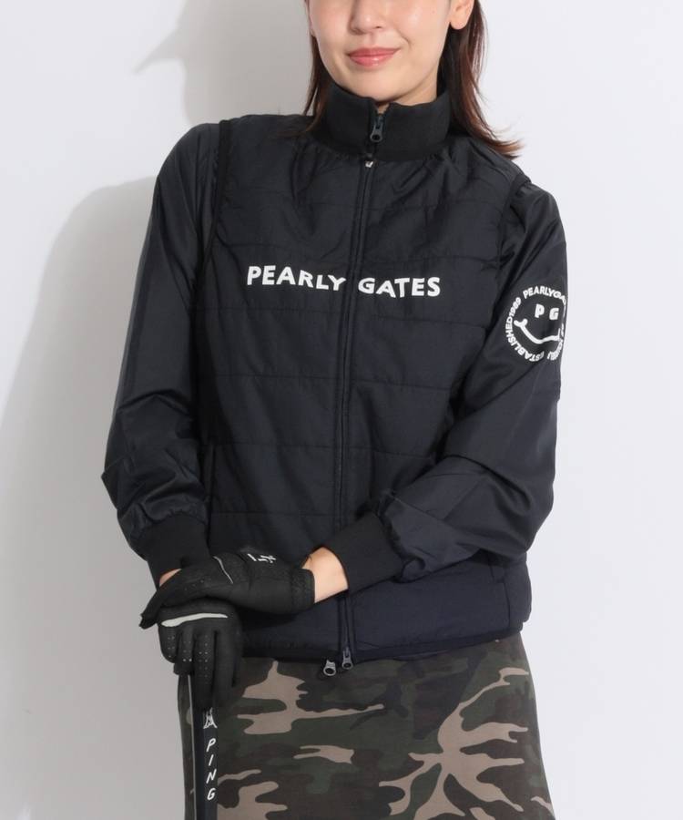 PG 【蓄熱保温】中綿ベスト&スタンドネックブルゾンセット