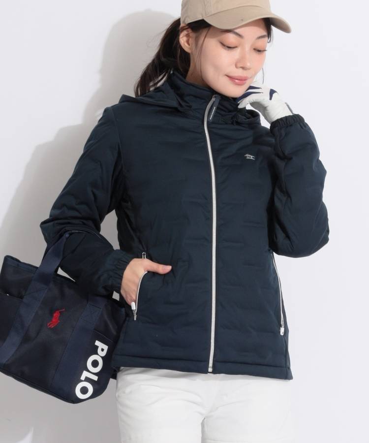 MW 【蓄熱保温】サイド切替2WAYフーディ中綿ジャケット