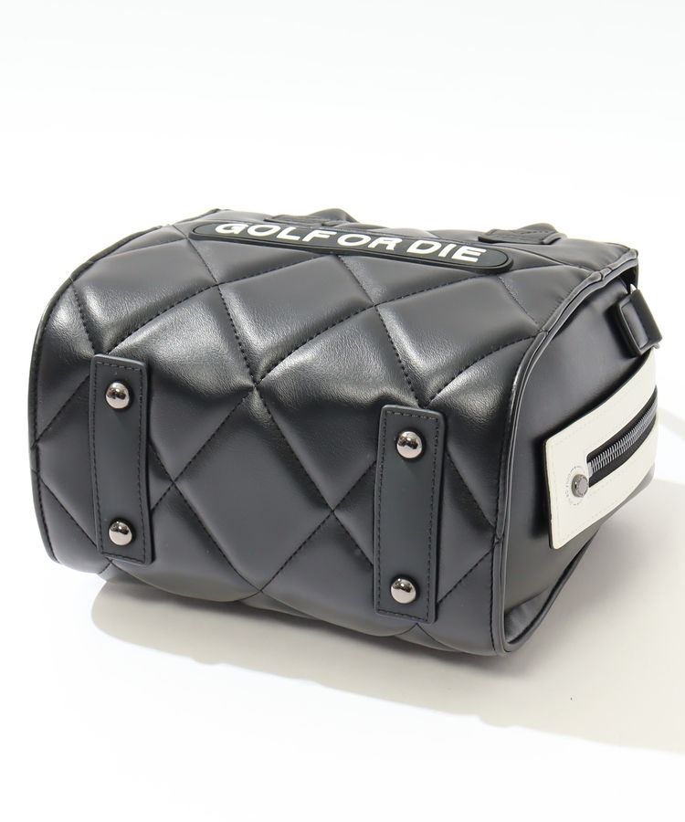 マーク＆ロナ ML スカルエンブレムダイヤキルトカートバッグ