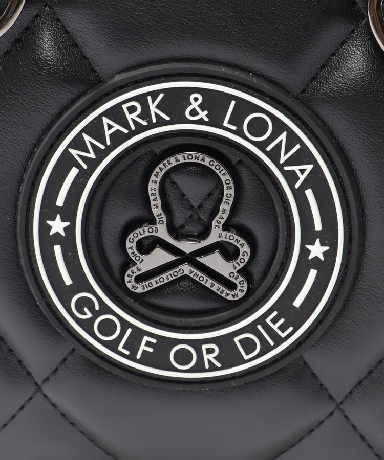 マーク＆ロナ ML スカルエンブレムダイヤキルトカートバッグ
