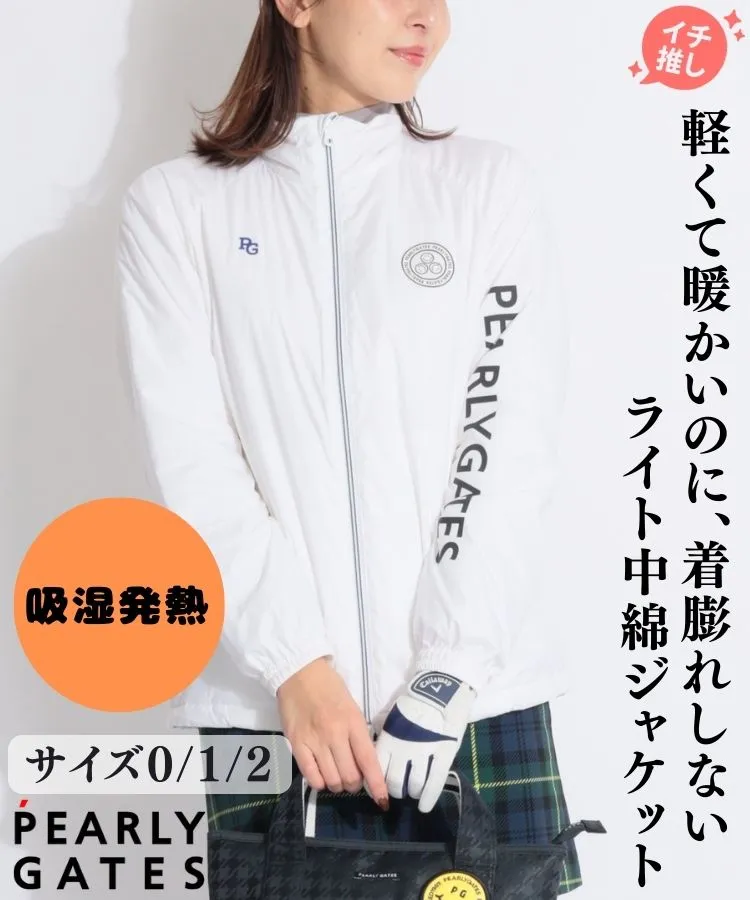 パーリーゲイツ PG ニコちゃんワッペン千鳥格子カートバッグ