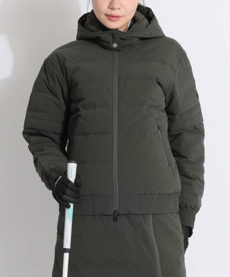 DE 【防風撥水】3WAYフーディダウンジャケット