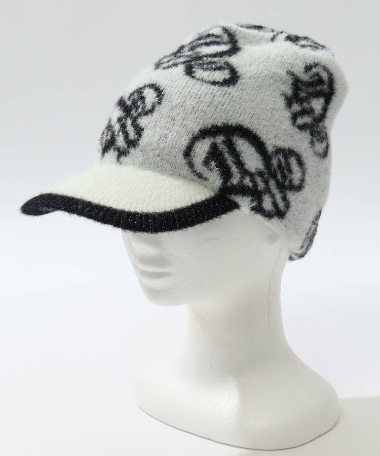 DD ラメフェザーニットキャップ