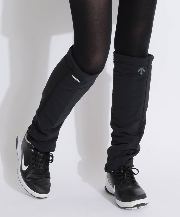 DE 【保温】裏フリースナイロン中綿レッグウォーマー