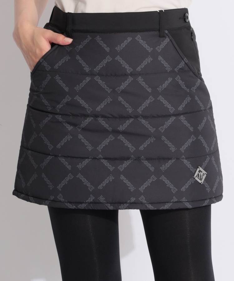 MD ボックスロゴ中綿台形スカート