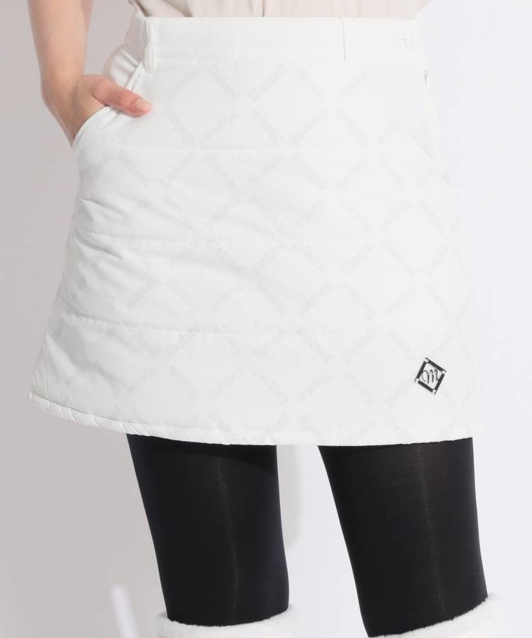 MD ボックスロゴ中綿台形スカート