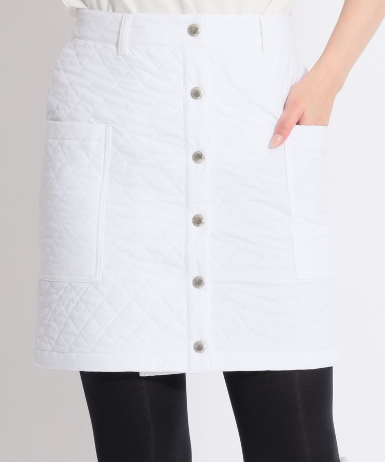 ビームスゴルフ BE フルオープン中綿キルトスカート レディースゴルフ