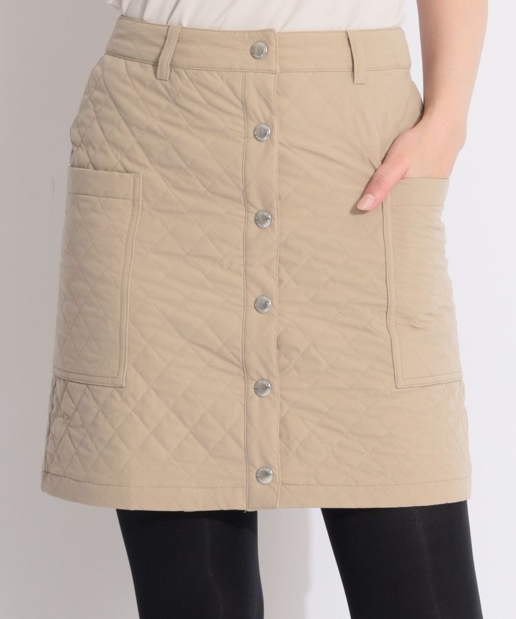 ビームスゴルフ BE フルオープン中綿キルトスカート レディースゴルフ