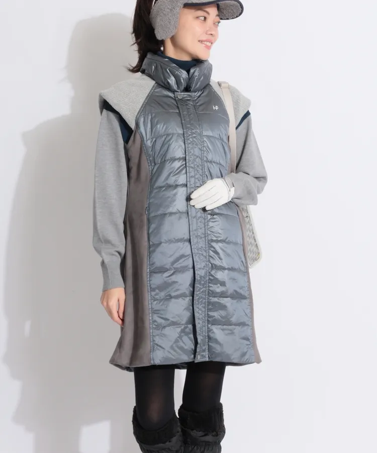 ヒールクリーク HK 【リバーシブル】【撥水防風】中綿レッグウォーマー