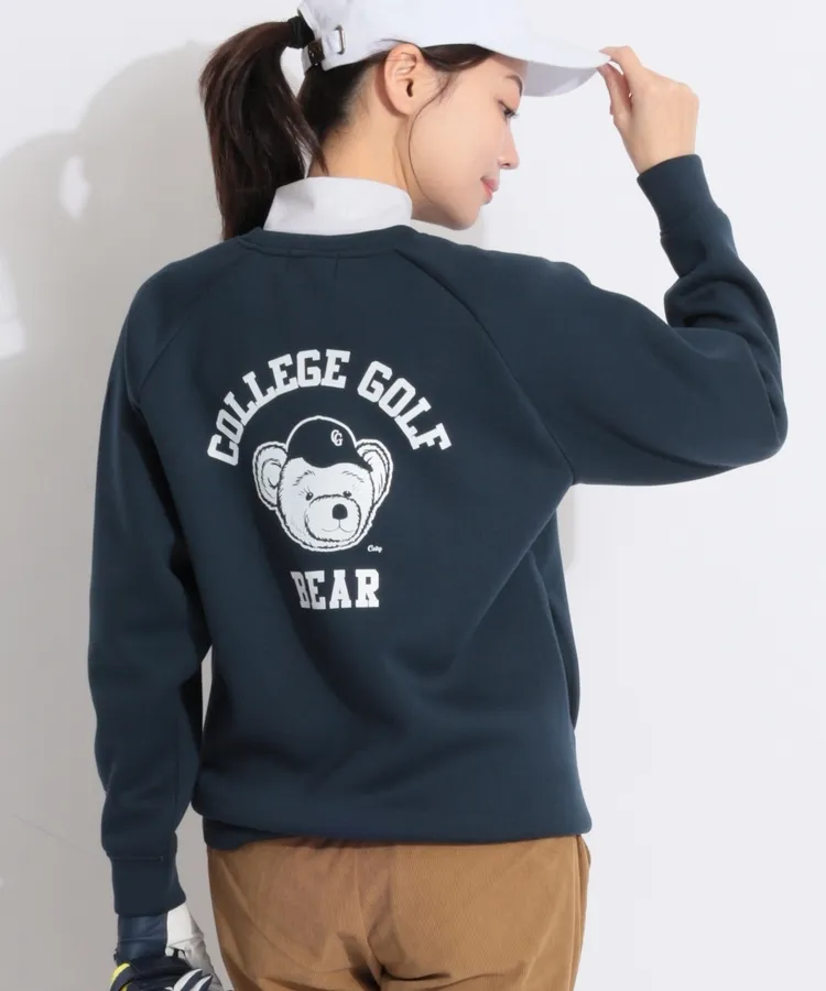 V12ヴィトゥエルブ レディースハーフジップスウェットストレッチ ヴィトゥエルヴ VI 【ストレッチ】配色ハーフジッププルオーバー