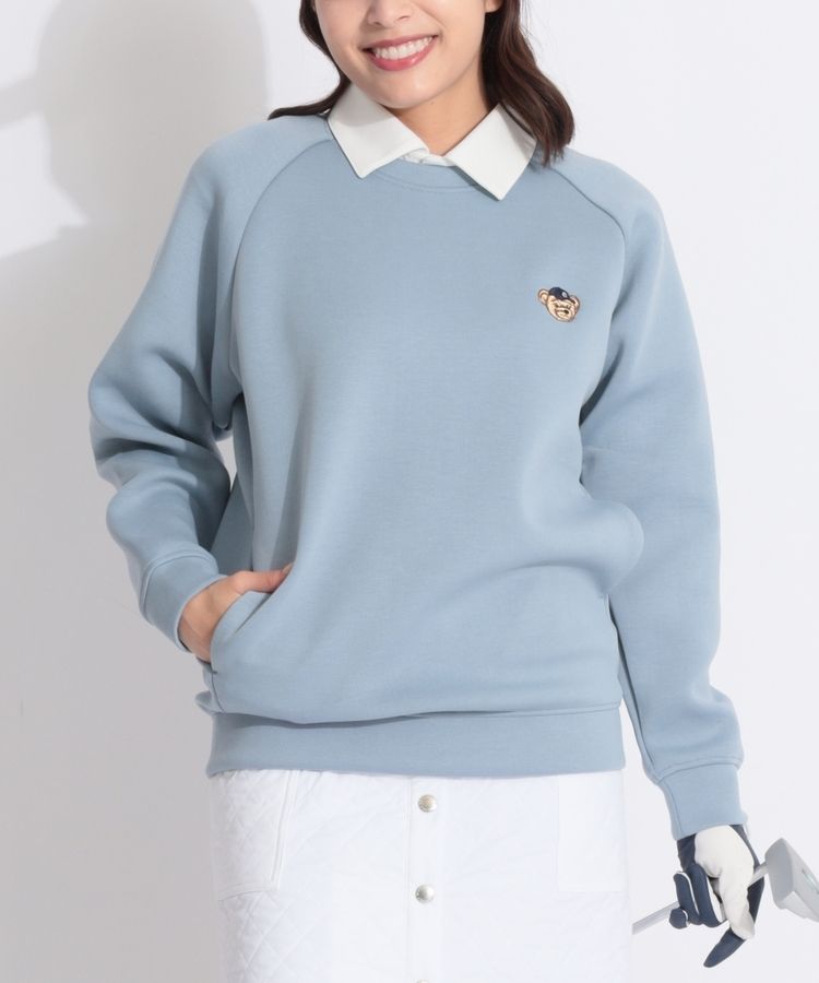 バックプリントポンチプルオーバー