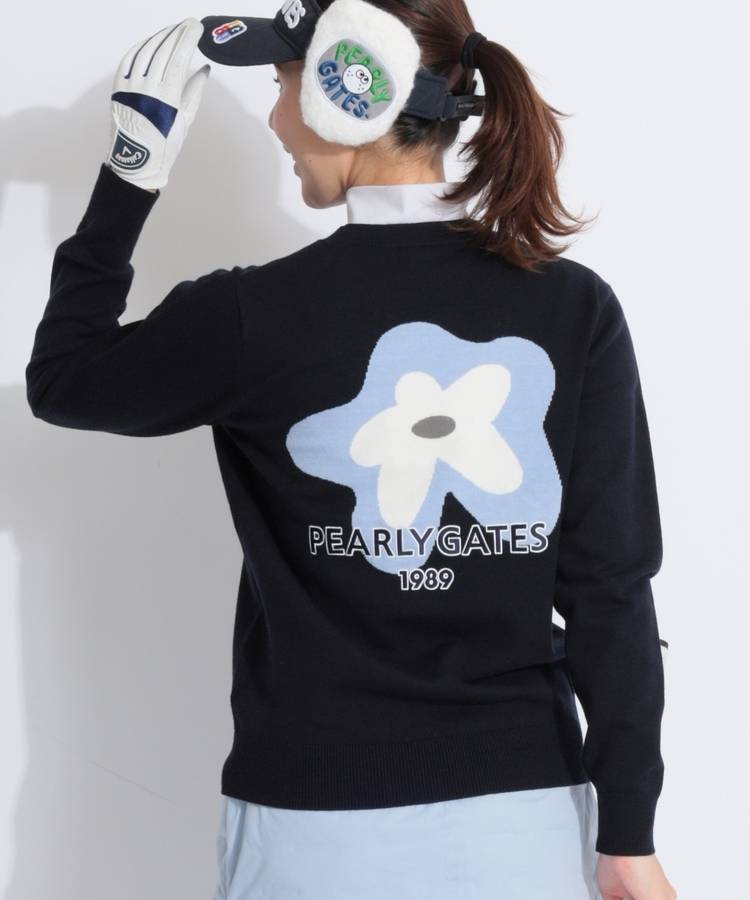 PG ハイゲージインターシャ編みニット