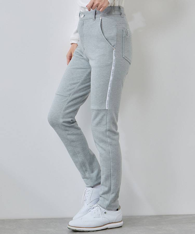 JR 【発熱保温】サイドロゴライン裏起毛スウェットパンツ