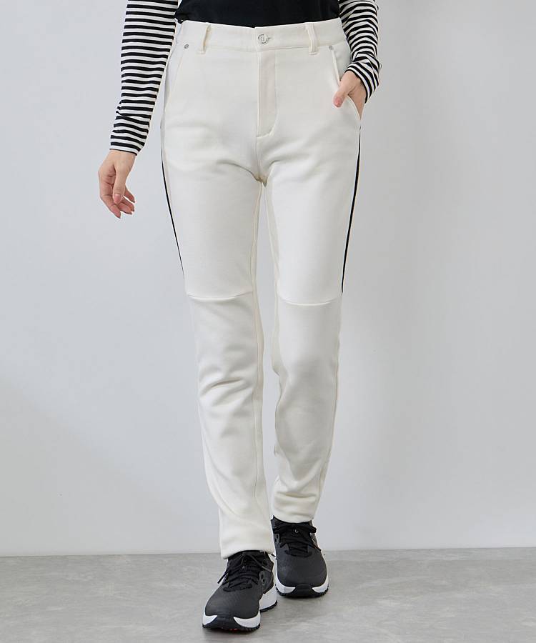 JR 【発熱保温】サイドロゴライン裏起毛スウェットパンツ