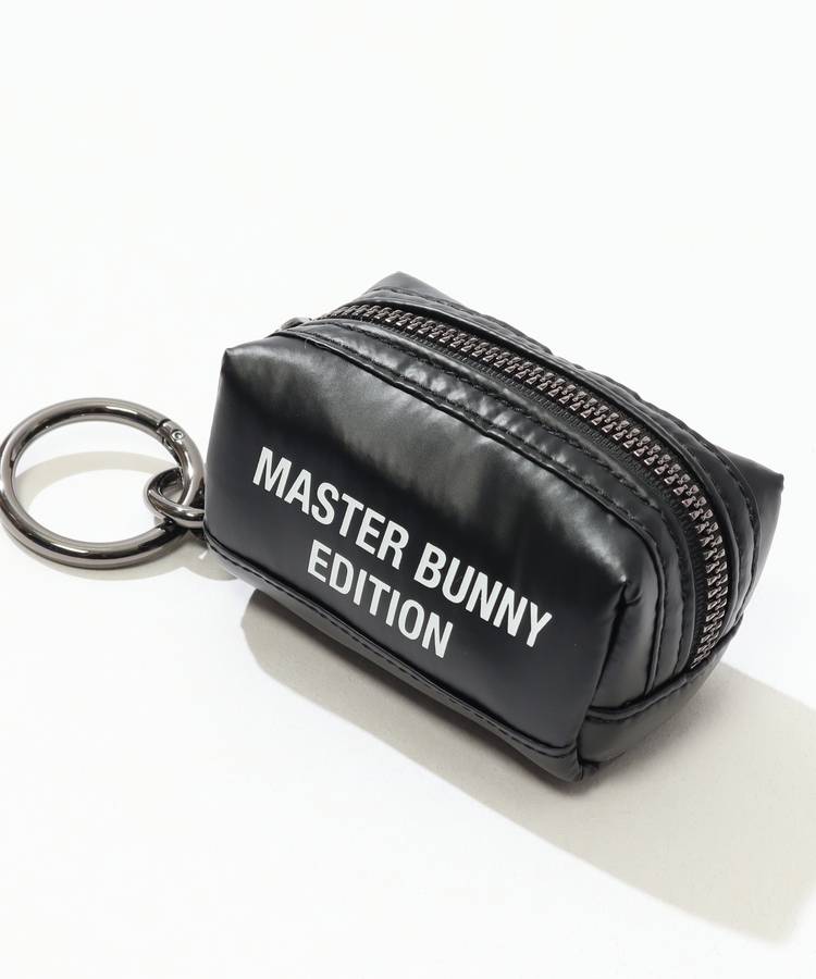 MB カラビナ付きメタリックボールポーチ