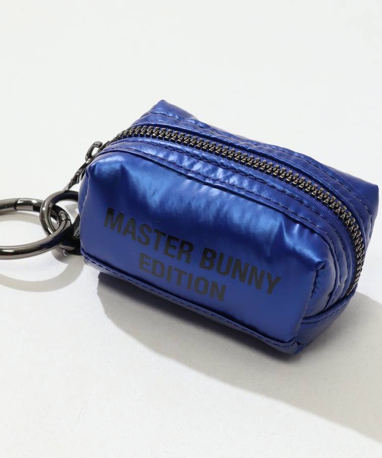 MB カラビナ付きメタリックボールポーチ