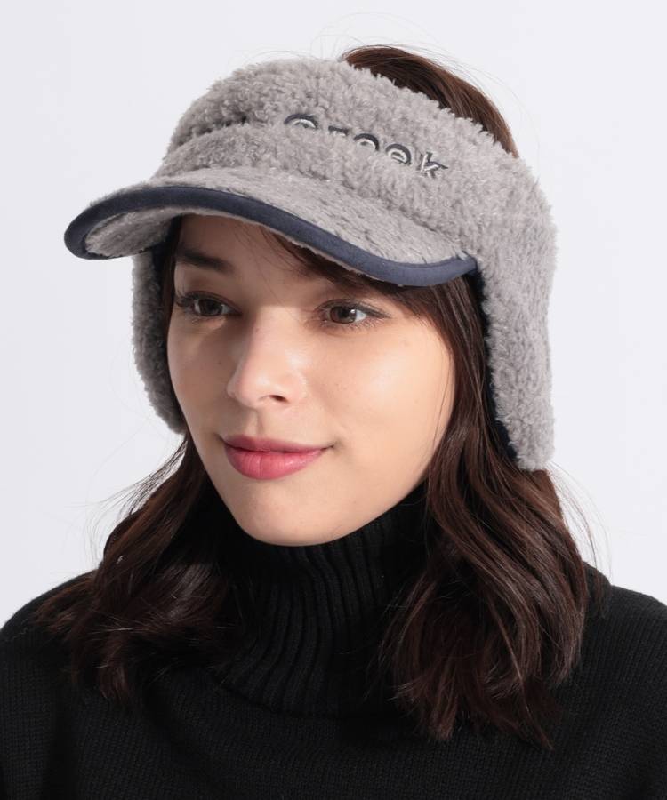 HK イヤーマフ一体型エコファーサンバイザー