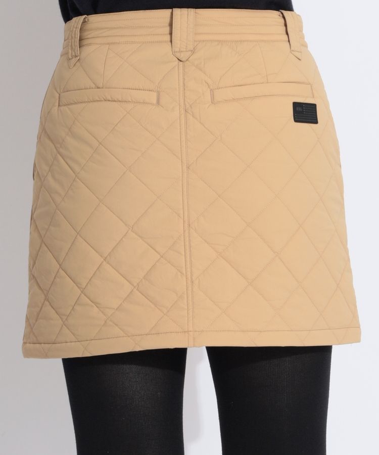 BRIEFING ベージュ スカート レディース ゴルフ ブリーフィングゴルフ BR 【保温】立体ポケット中綿キルトスカート