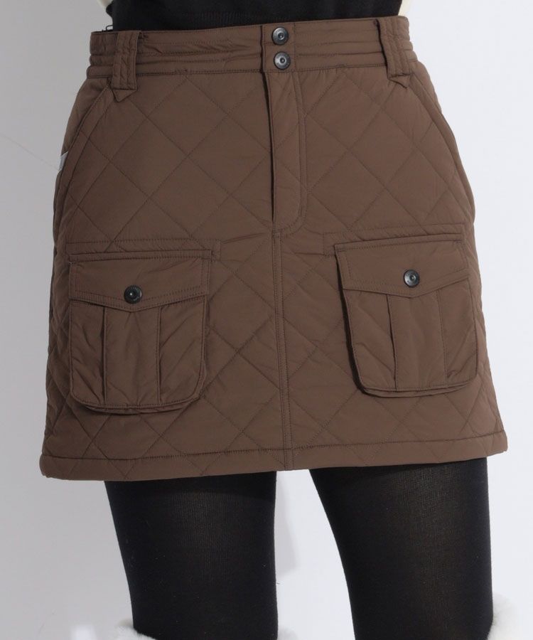 ブリーフィングゴルフ BR 【保温】立体ポケット中綿キルトスカート