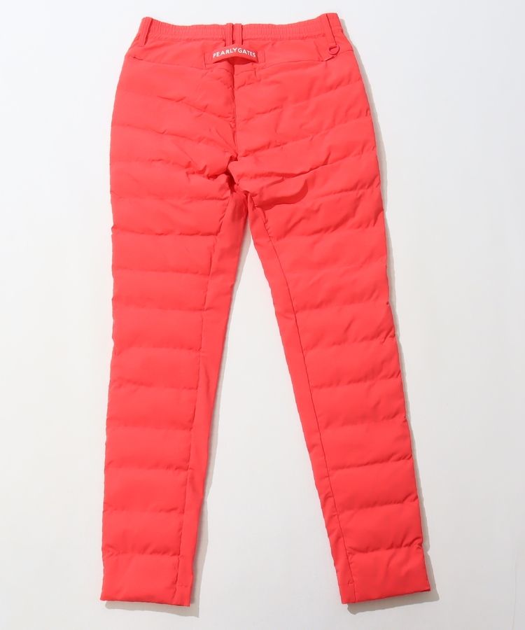 ★パーリーゲイツ★レディース中綿入りゴルフパンツ★サイズ0★ パーリーゲイツ PG 【放電】サークルロゴテーパード中綿パンツ