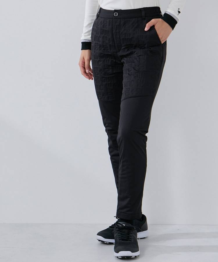 JR 【撥水保温】ピンソニック切替中綿テーパードパンツ