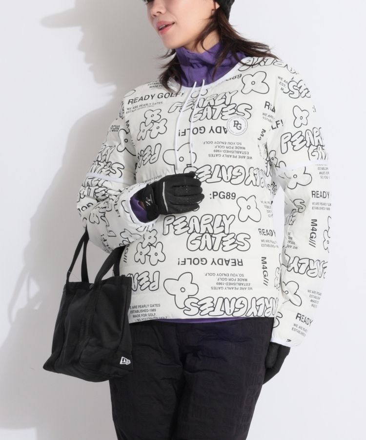 パーリーゲイツ PG 【放電】【2WAY】総柄中綿スニードジャック