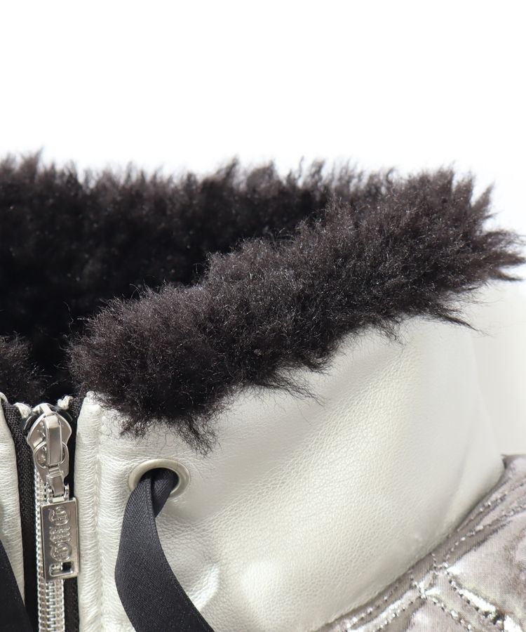 ダンスウィズドラゴン DD メタリック中綿キルティングベスト