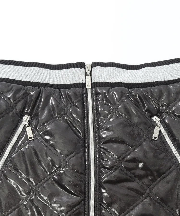 ダンスウィズドラゴン DD メタリック中綿キルティングベスト