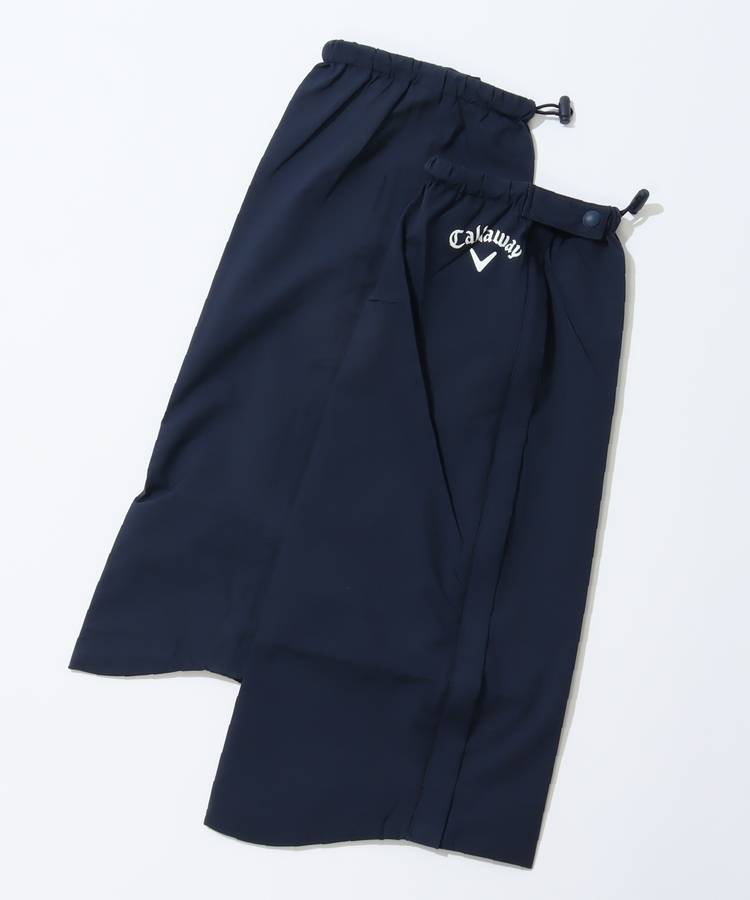 CA アシメロゴプリントレインレッグカバー