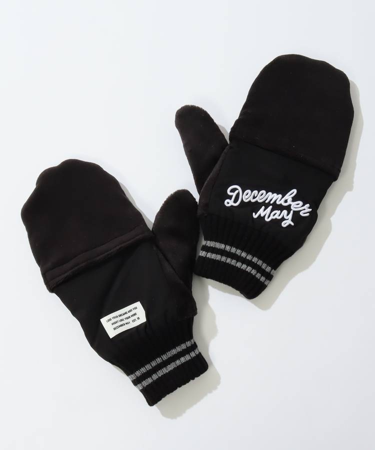DM タフタ×フリースロゴミトン