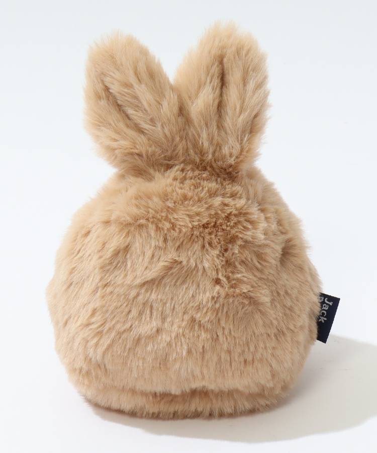 JB フェイクファーうさぎボールポーチ
