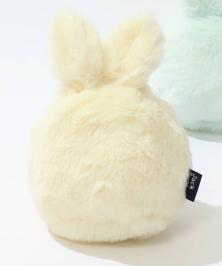 JB フェイクファーうさぎボールポーチ