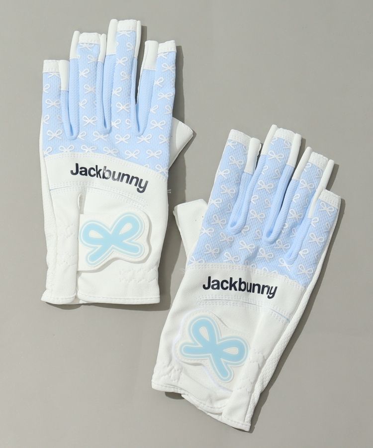 リボンモチーフネイルスルーグローブ（両手）