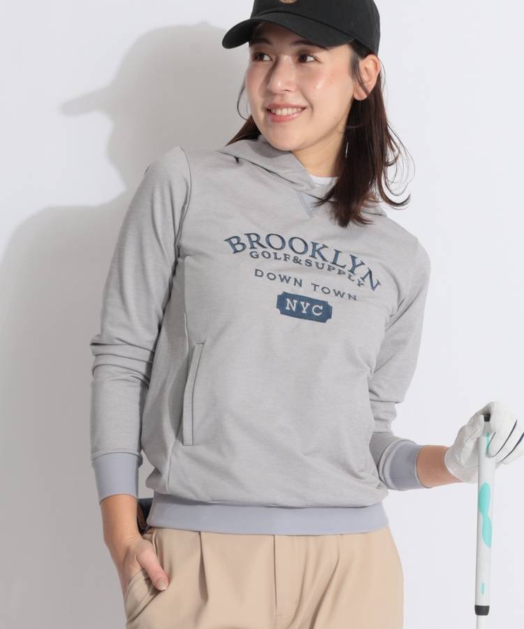 BE フロントロゴフーディライトプルオーバー