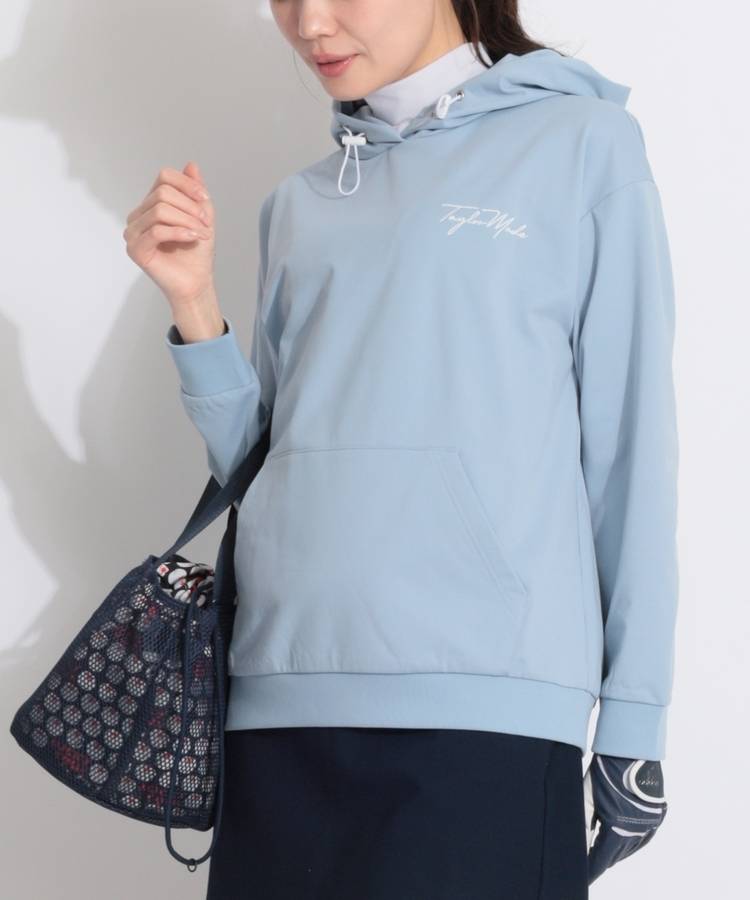TG 【吸汗速乾】スクリプトロゴライトスウェットパーカー