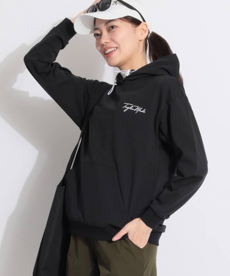 TG 【吸汗速乾】スクリプトロゴライトスウェットパーカー